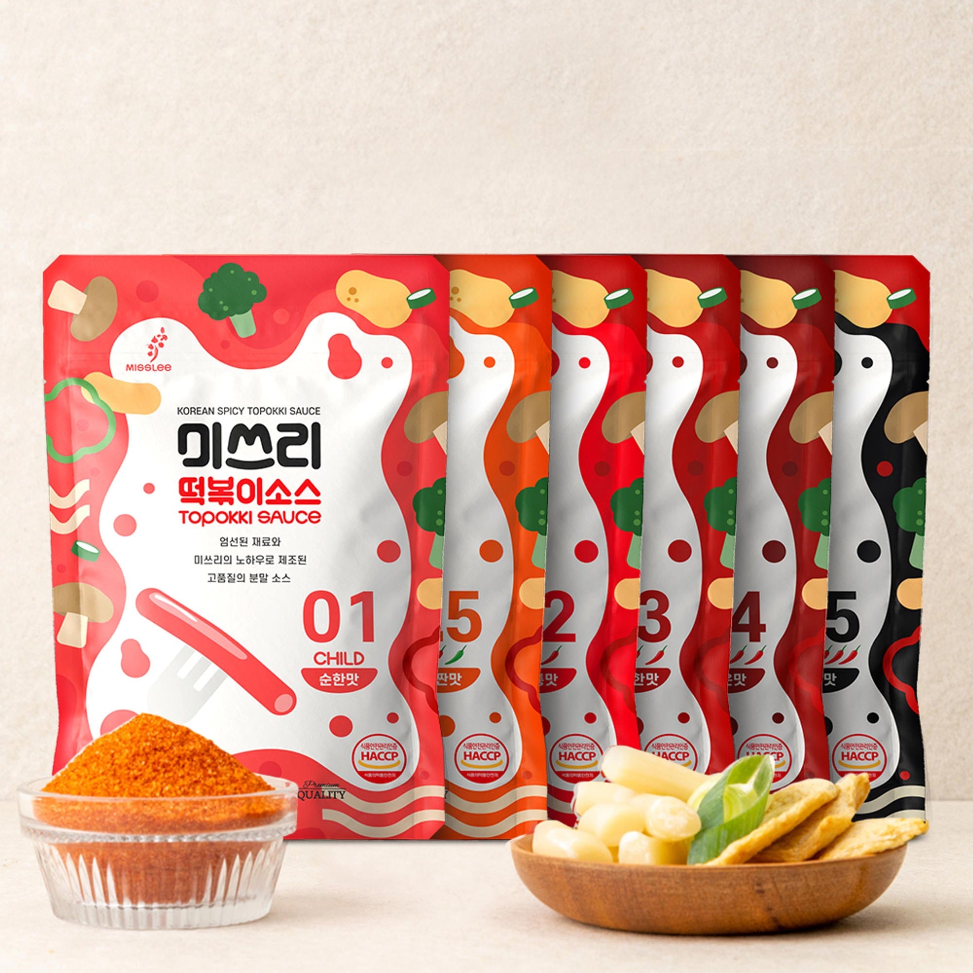 MISSLEE Sauce MISSLEE Tteokbokki Sauce Level 02 (Powder Type) 50g