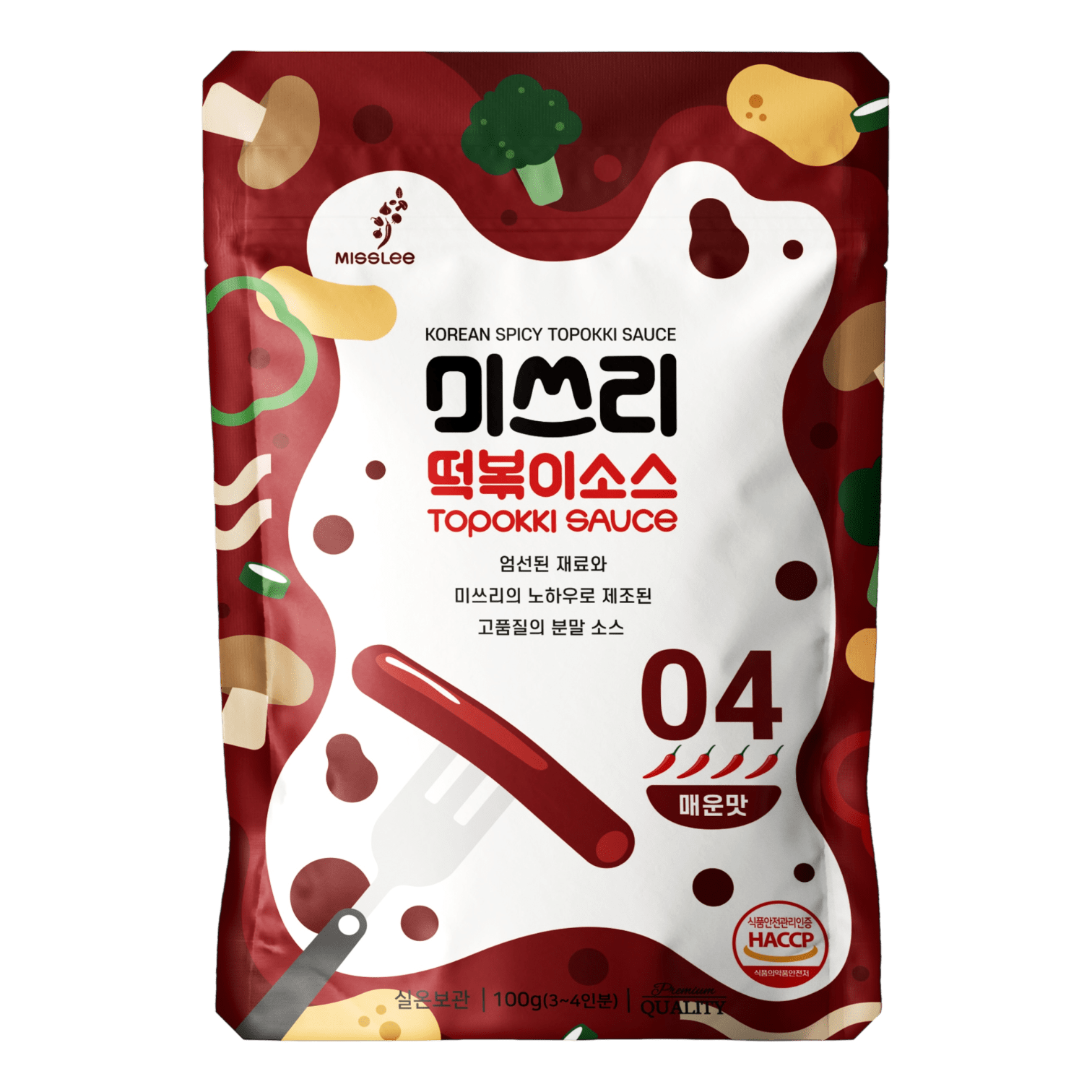 MISSLEE Sauce MISSLEE Tteokbokki Sauce Level 04 (Powder Type) 50g