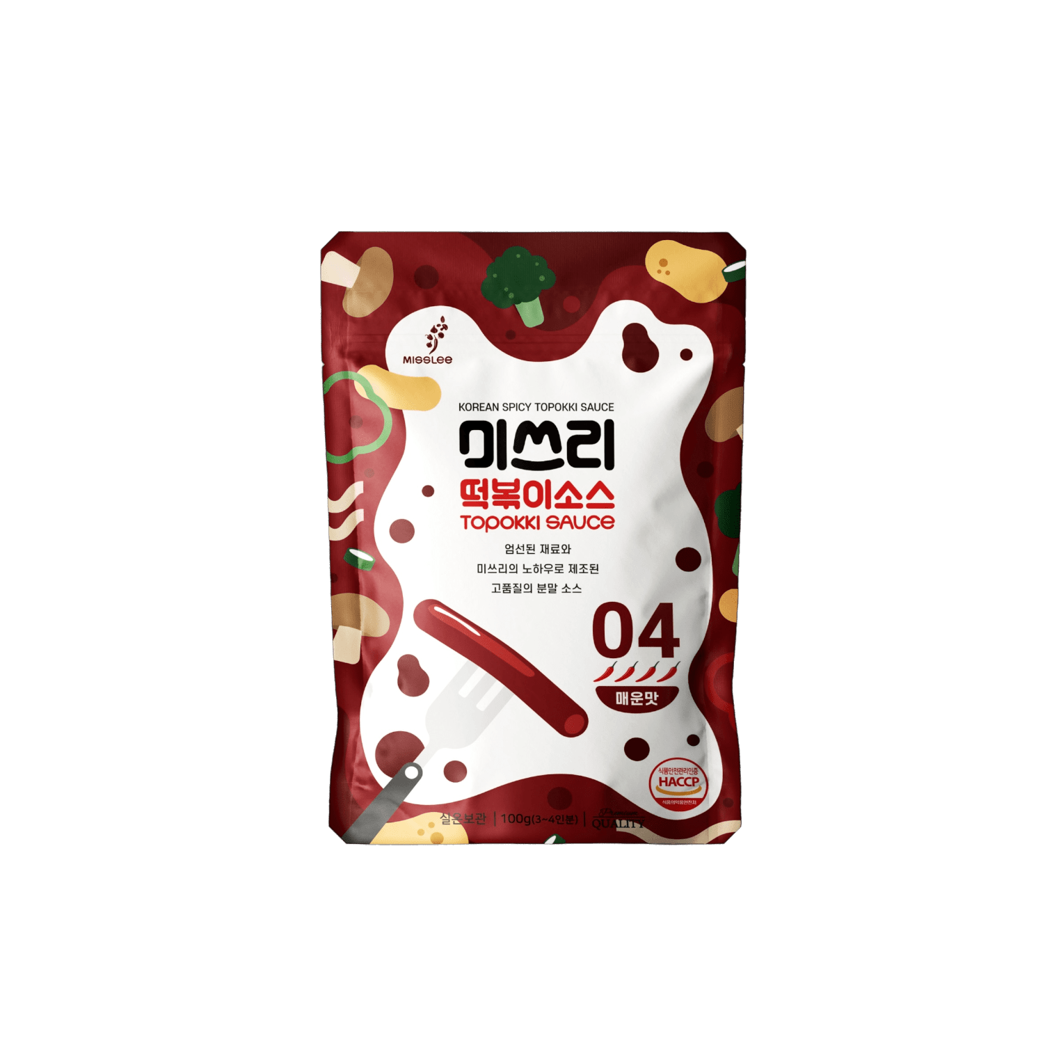MISSLEE Sauce MISSLEE Tteokbokki Sauce Level 04 (Powder Type) 50g