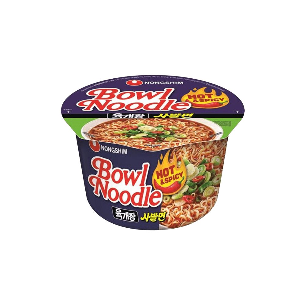 Nongshim Cup Noodle Nongshim Bowl Noodle Hot & Spicy 100g