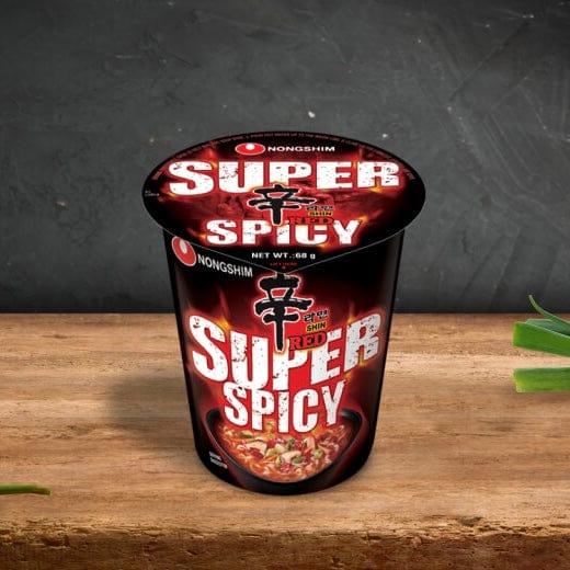 Shin Red Super Spicy Cup Noodle 68g (BBD: 01.01.2026) – Brave Koko