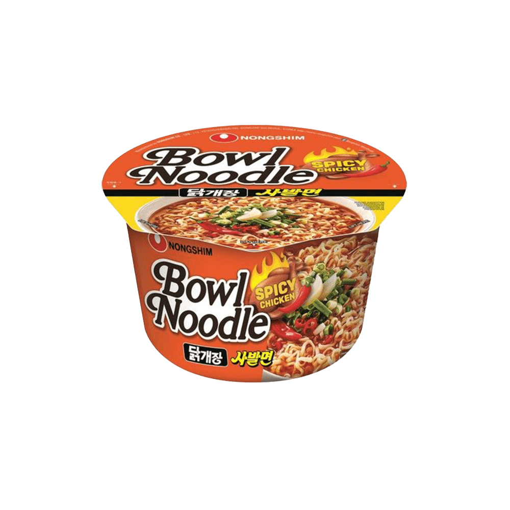 Nongshim Cup Noodle Nongshim Spicy Chicken Bowl Noodle 100g