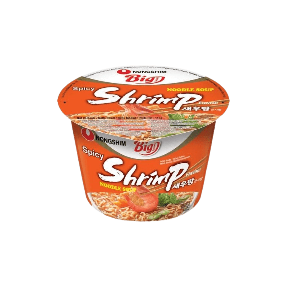 Nongshim Cup Noodle Nongshim Spicy Shrimp Big Bowl 115g