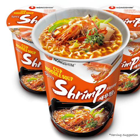 Nongshim Cup Noodle Nongshim Spicy Shrimp Cup Noodle 67g