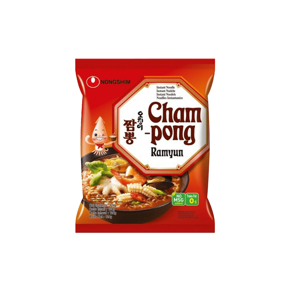 Nongshim Instant Noodle Nongshim Champong Ramyun 124g