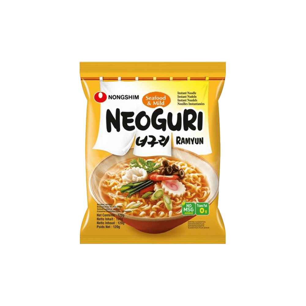 Nongshim Instant Noodle Nongshim Neoguri Seafood & Mild 120g