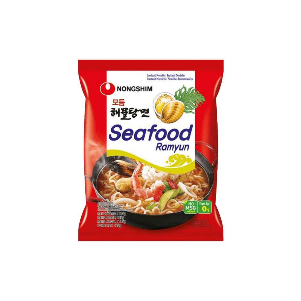 Nongshim Instant Noodle Nongshim Seafood Ramyun 125g