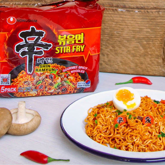 [Nongshim] Shin Ramyun Stir Fry 131g – Brave Koko