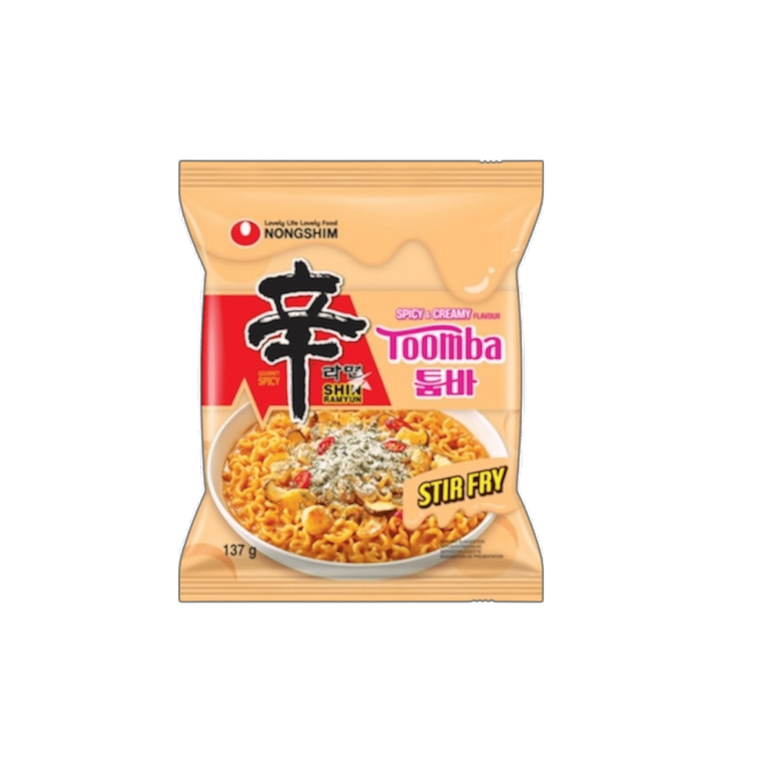 Nongshim Instant Noodle Nongshim Toomba Spicy&Creamy Flavour - Stir Fry 137g