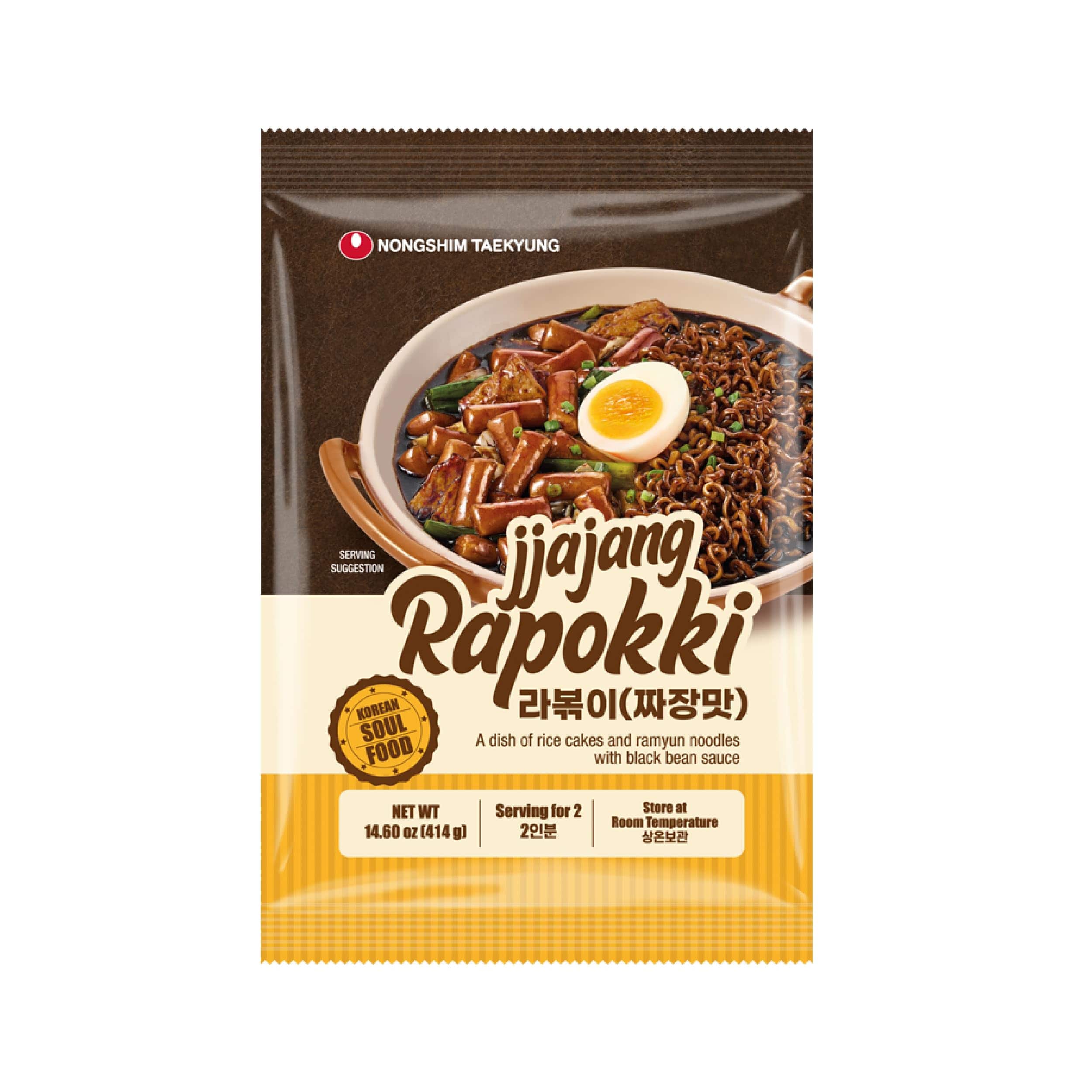 Nongshim Taekyung Instant Food Nongshim Taekyung Jjajang Rapokki 414g (2 portions)
