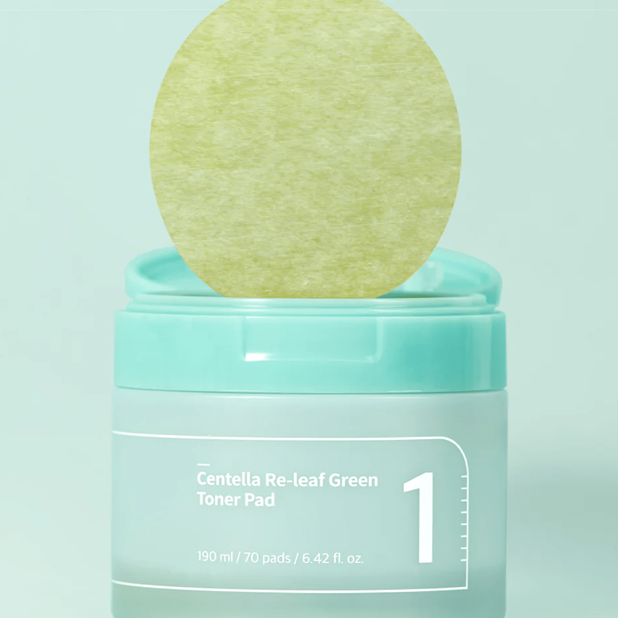 Numbuzin Numbuzin No.1 Centella Re-leaf Green Toner Pad 190ml (70pads)