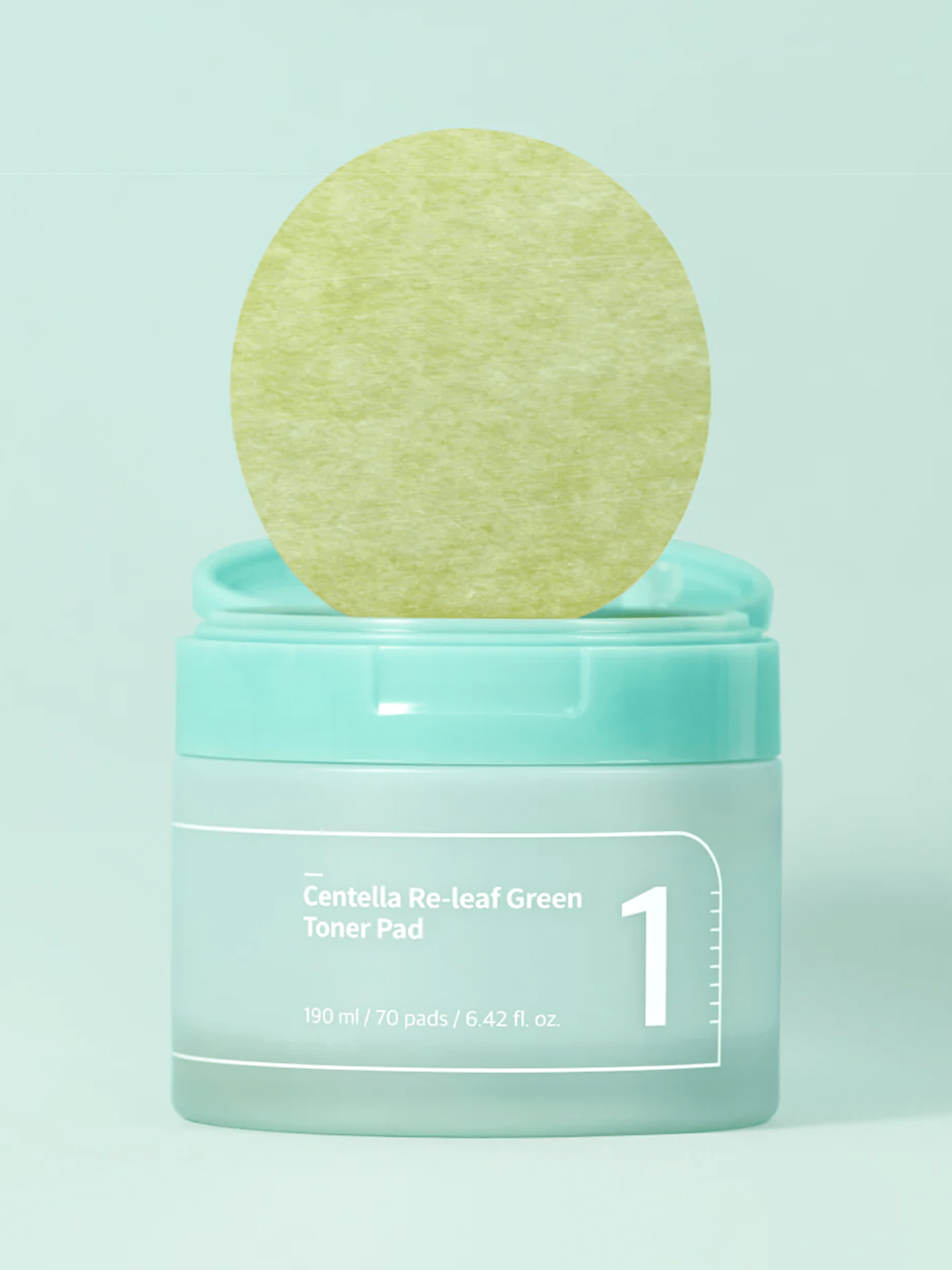 Numbuzin Numbuzin No.1 Centella Re-leaf Green Toner Pad 190ml (70pads)