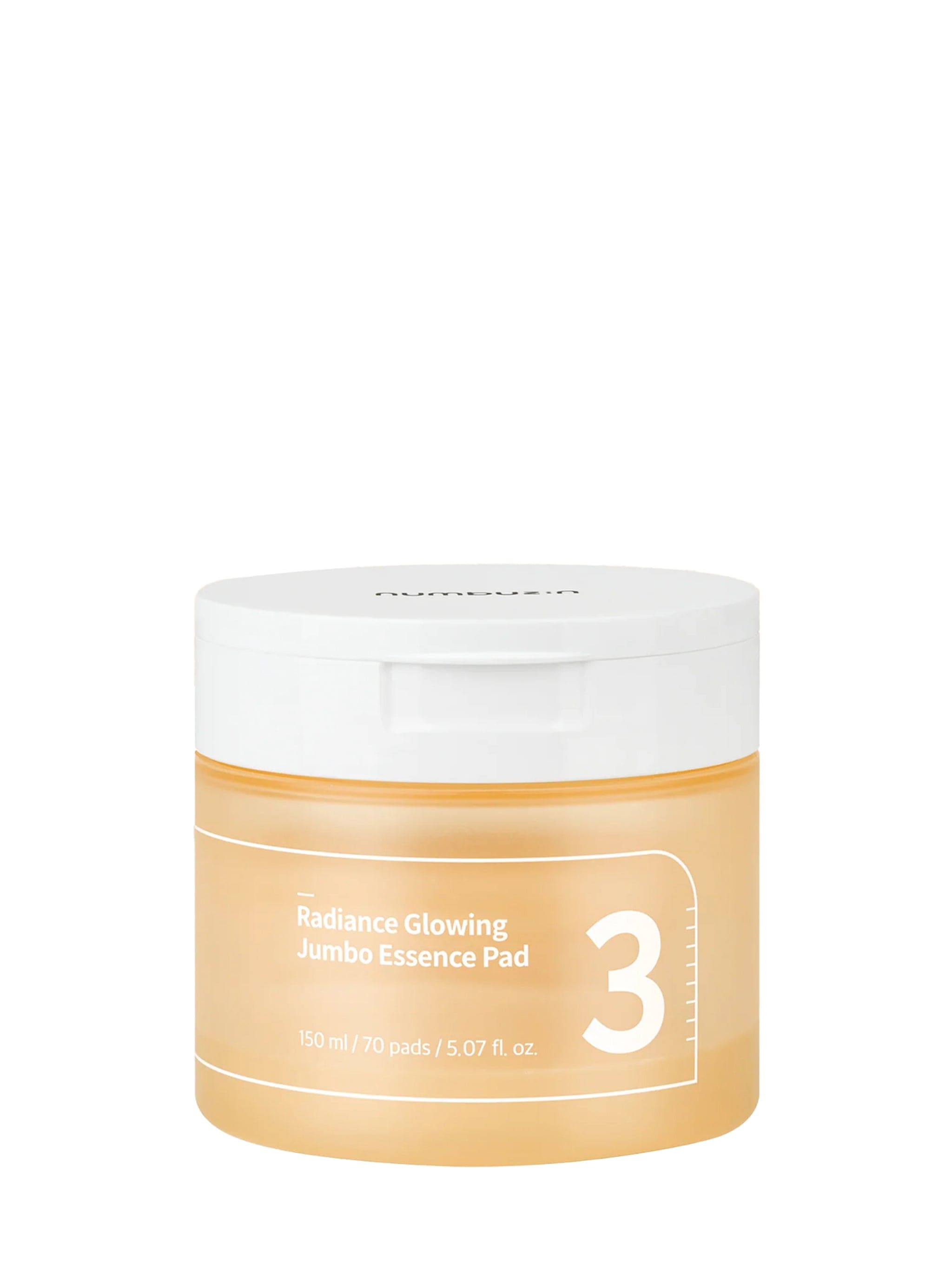 Numbuzin Numbuzin No.3 Radiance Glowing Jumbo Essence Pad (150ml *70ea )