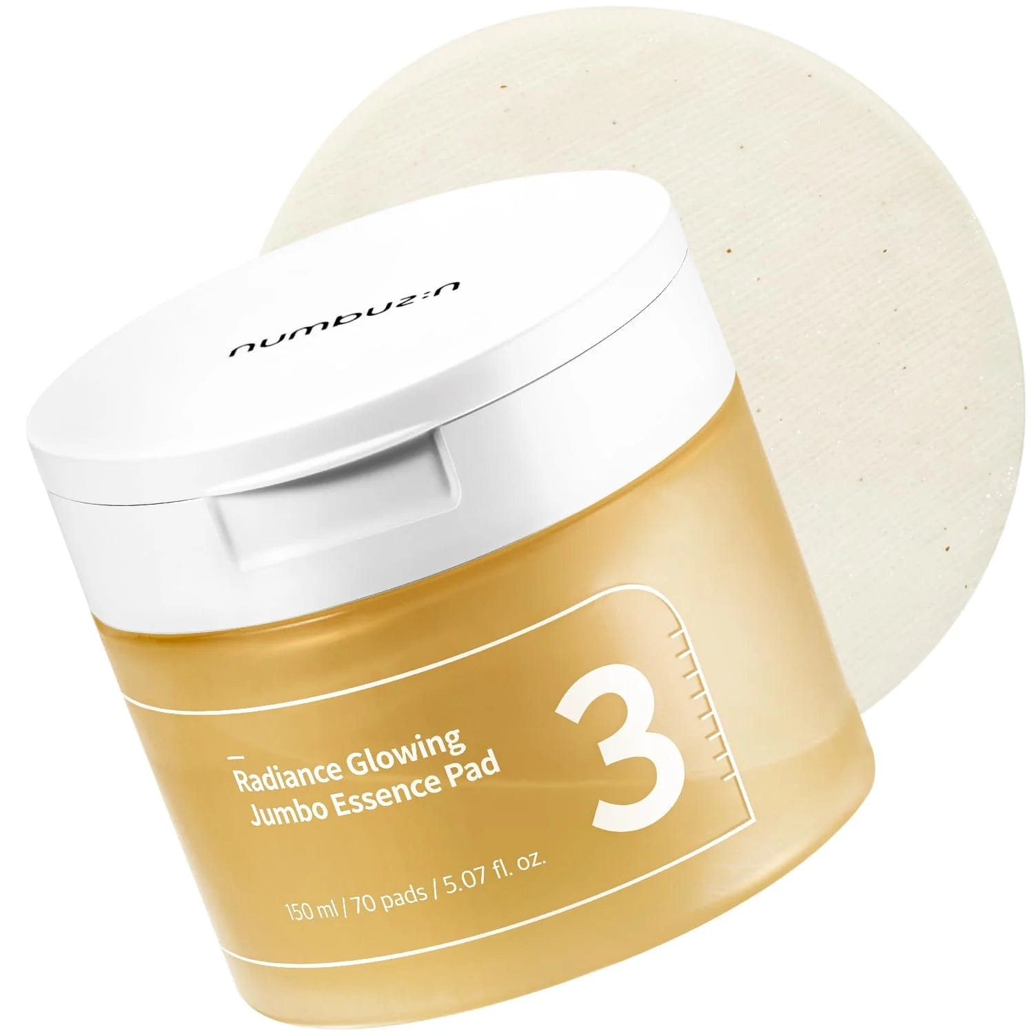 Numbuzin Numbuzin No.3 Radiance Glowing Jumbo Essence Pad (150ml *70ea )