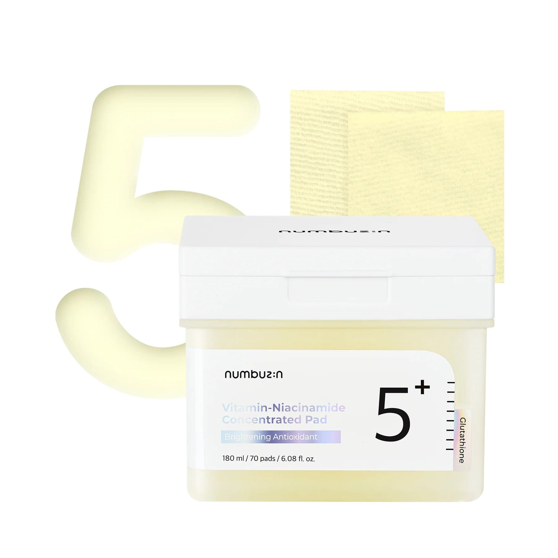 Numbuzin Numbuzin No.5 Vitamin-Niacinamide Concentrated Pad 180ml(70Pads)