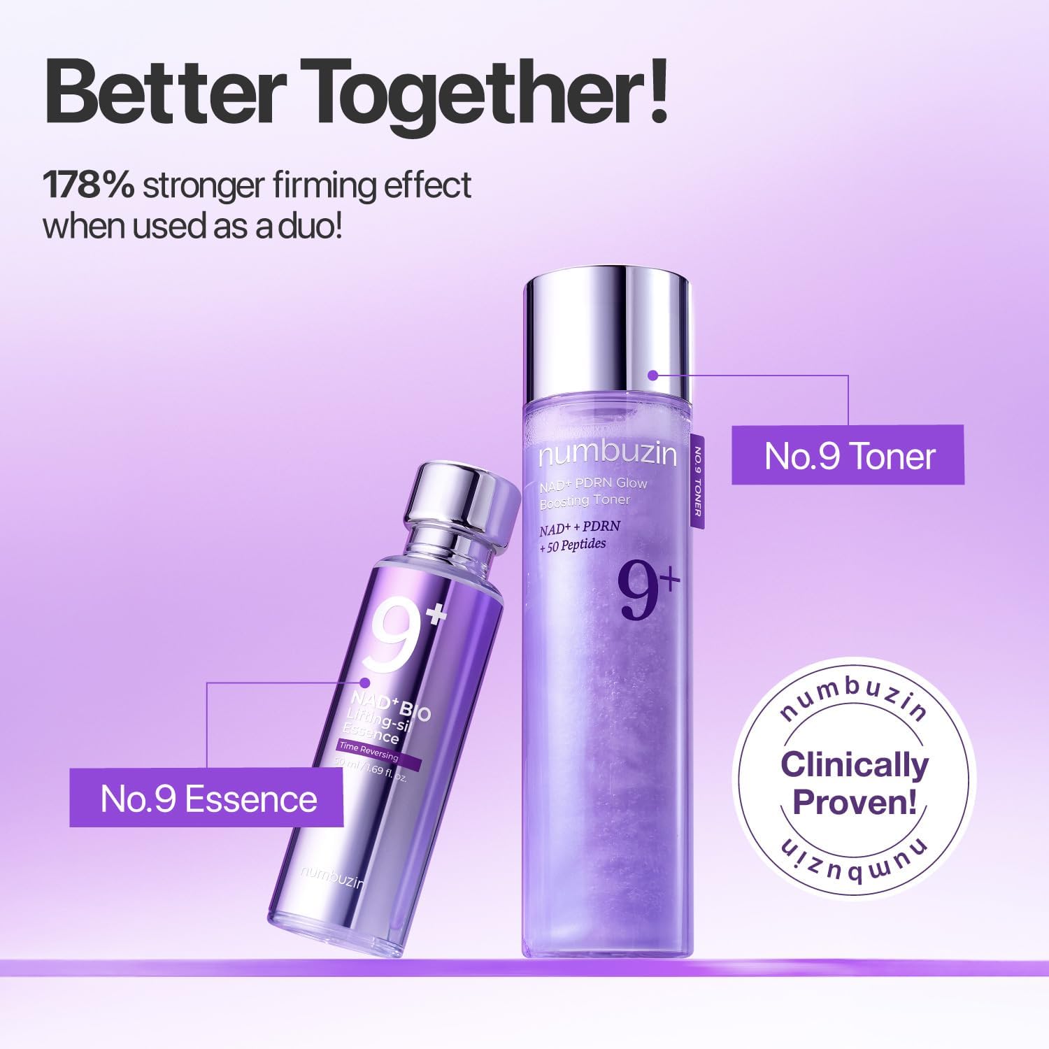 Numbuzin [numbuzin] no.9 NAD+ PDRN Glow Boosting Toner 150ml