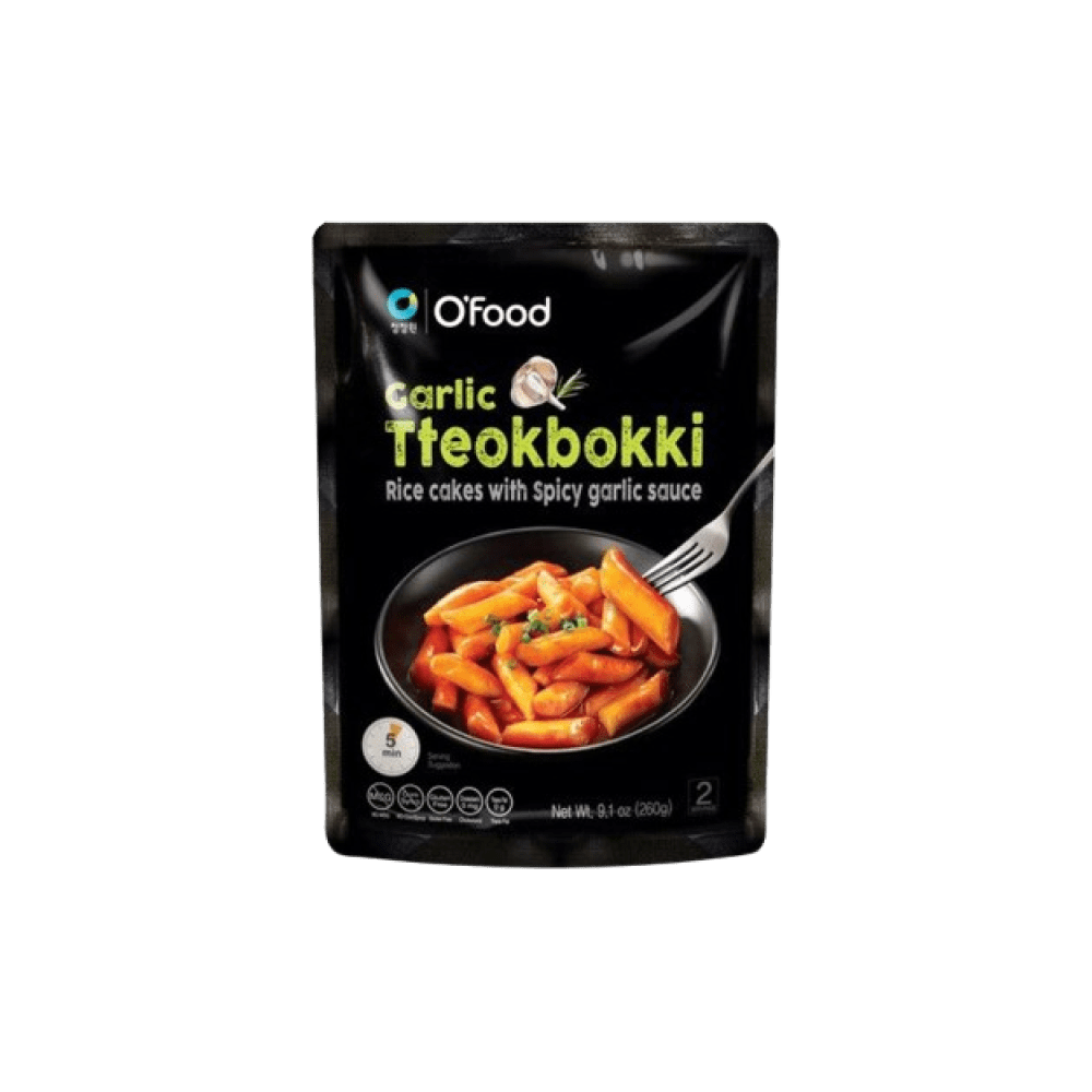 O'Food Instant Food O'Food Garlic Tteokbokki 260g (2 servings)