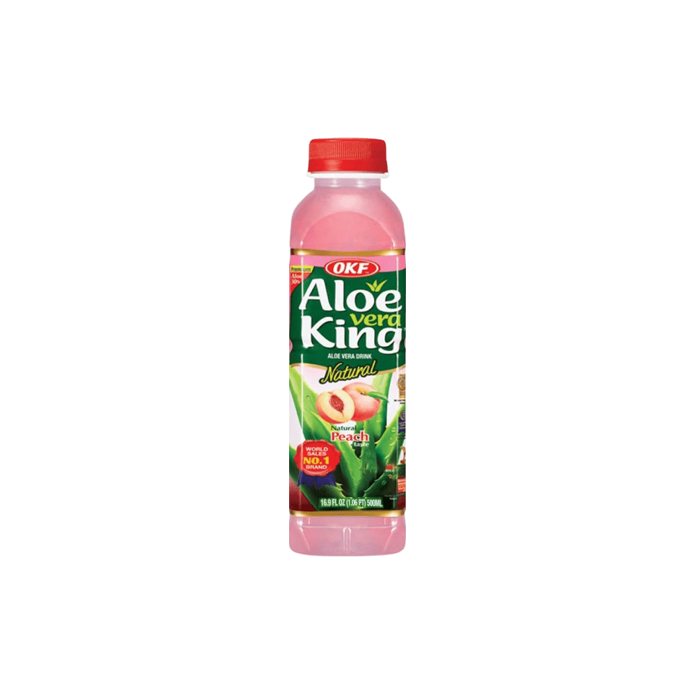 OKF Beverage OKF Aloe Vera Drink Peach 500ml