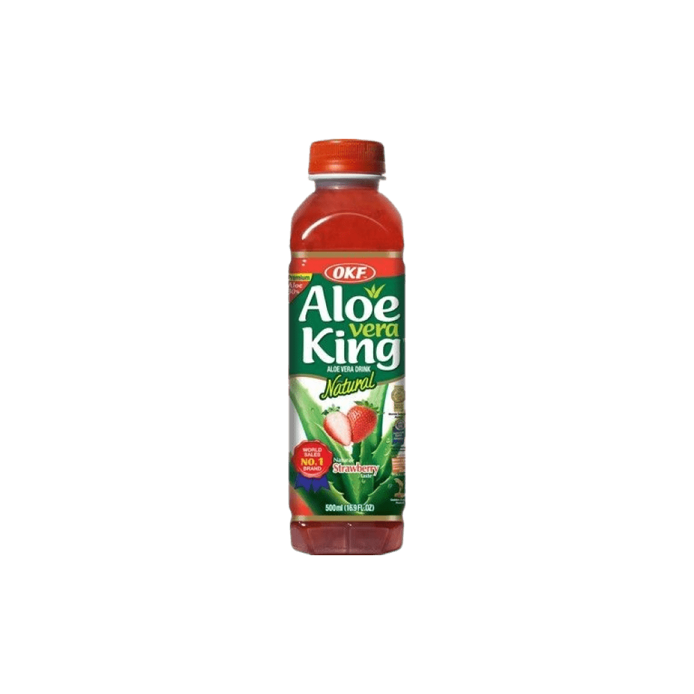 OKF Beverage OKF Aloe Vera Drink Strawberry 500ml