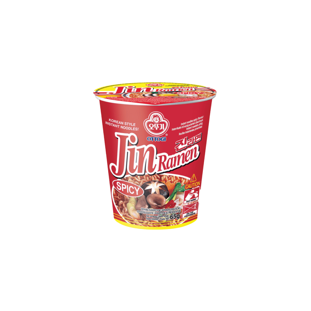 Ottogi Cup Noodle Ottogi Jin Ramen Spicy Cup 65g