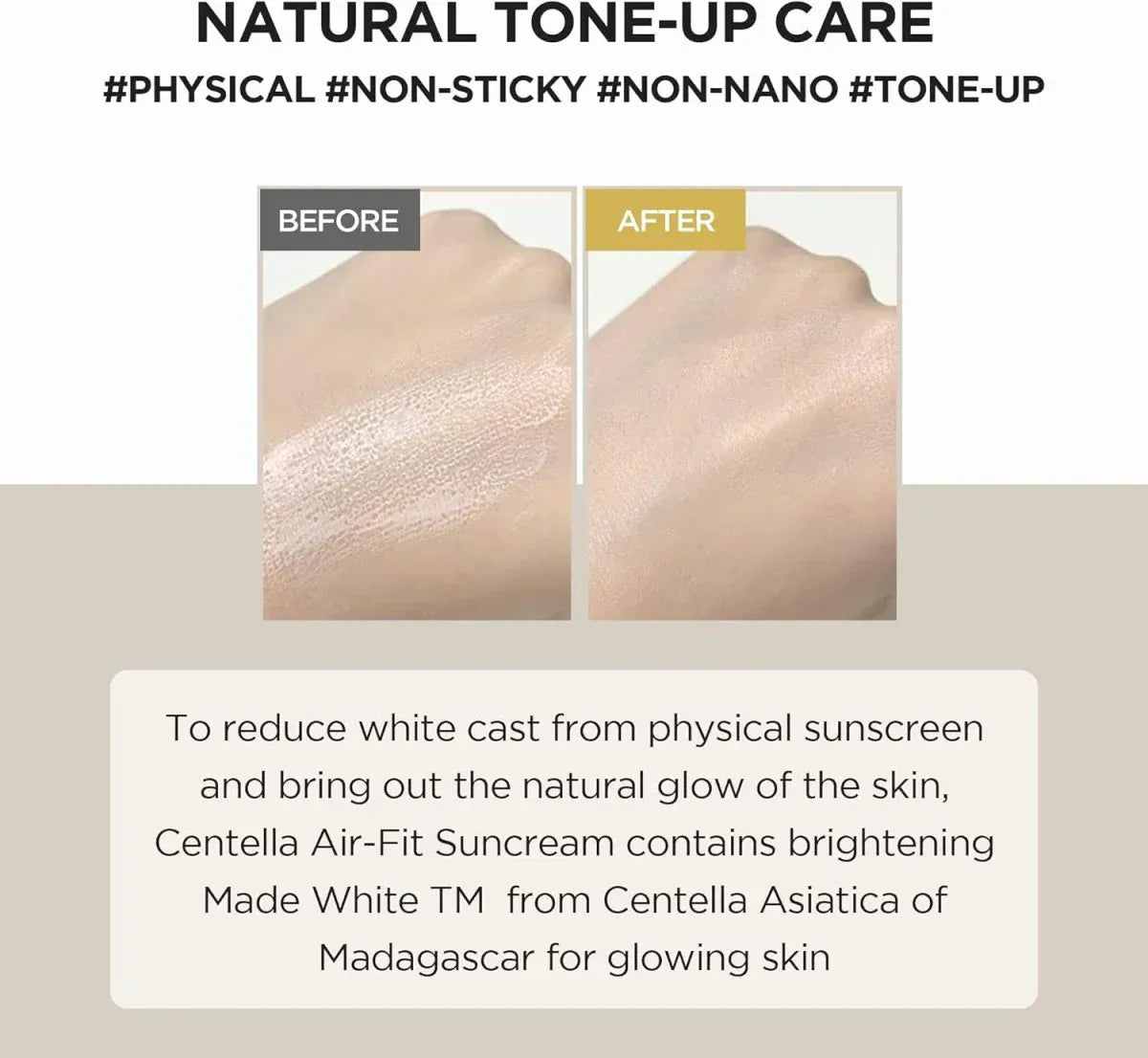 SKIN1004 [SKIN1004] Madagascar Centella Air-Fit Suncream Plus 50ml