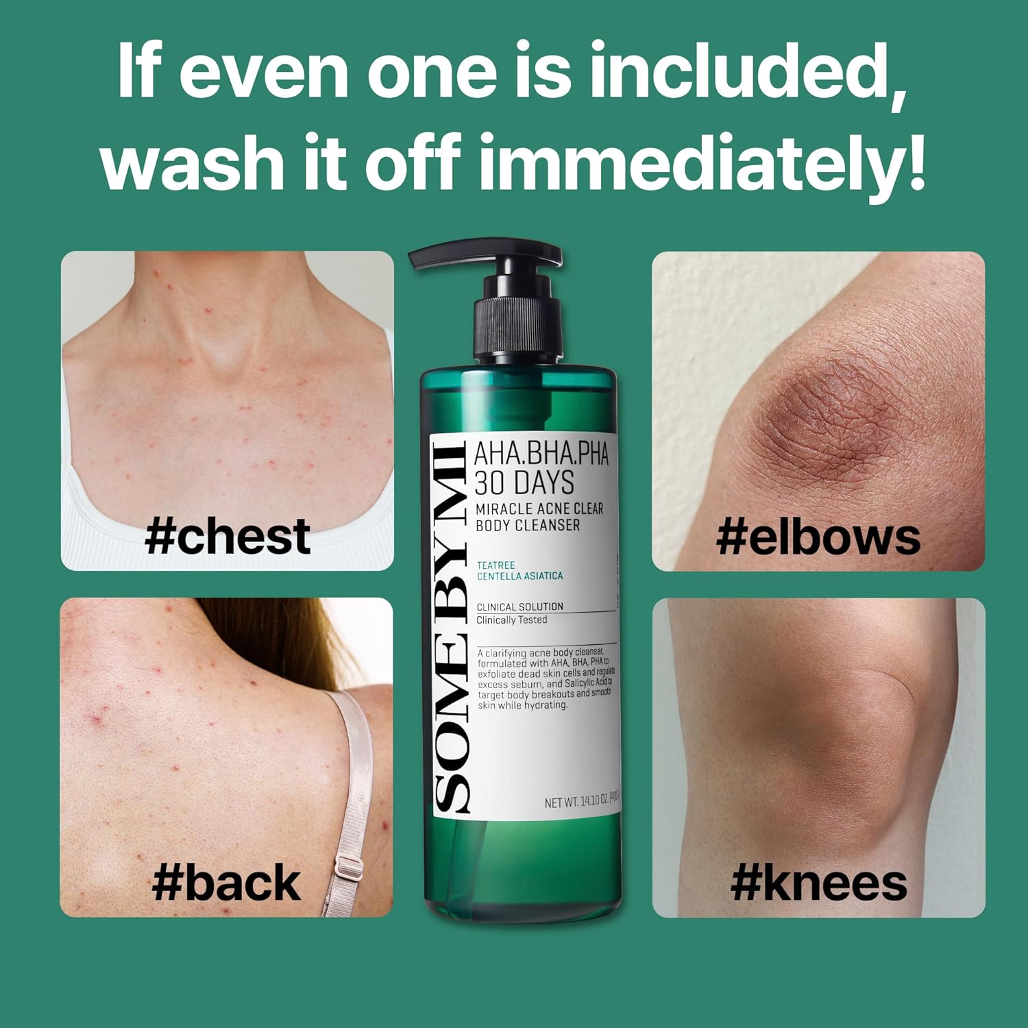 SOME BY MI AHA.BHA.PHA 30days Miracle Acne Clear Body Cleanser 400g