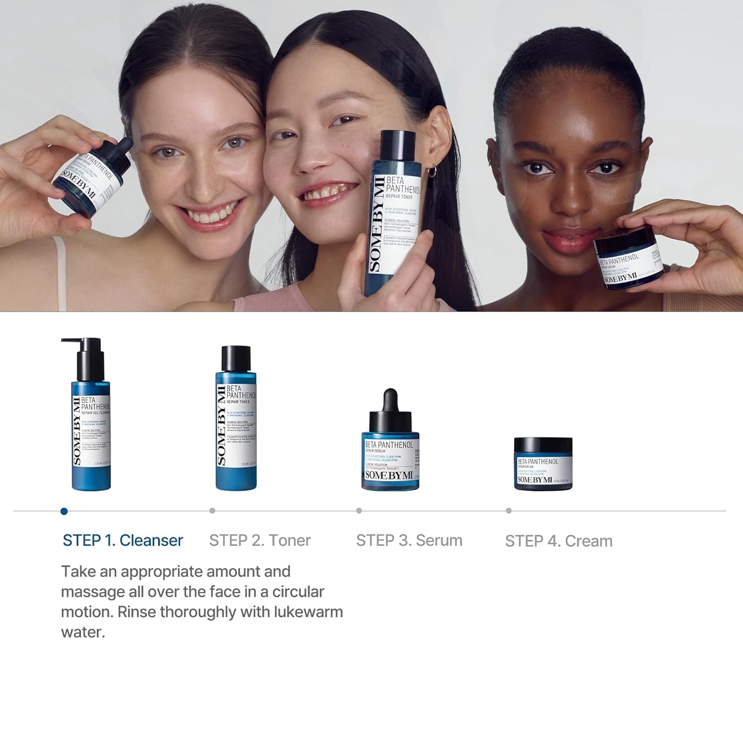 SOME BY MI [SOME BY MI] Beta Panthenol Repair Gel Cleanser 120ml