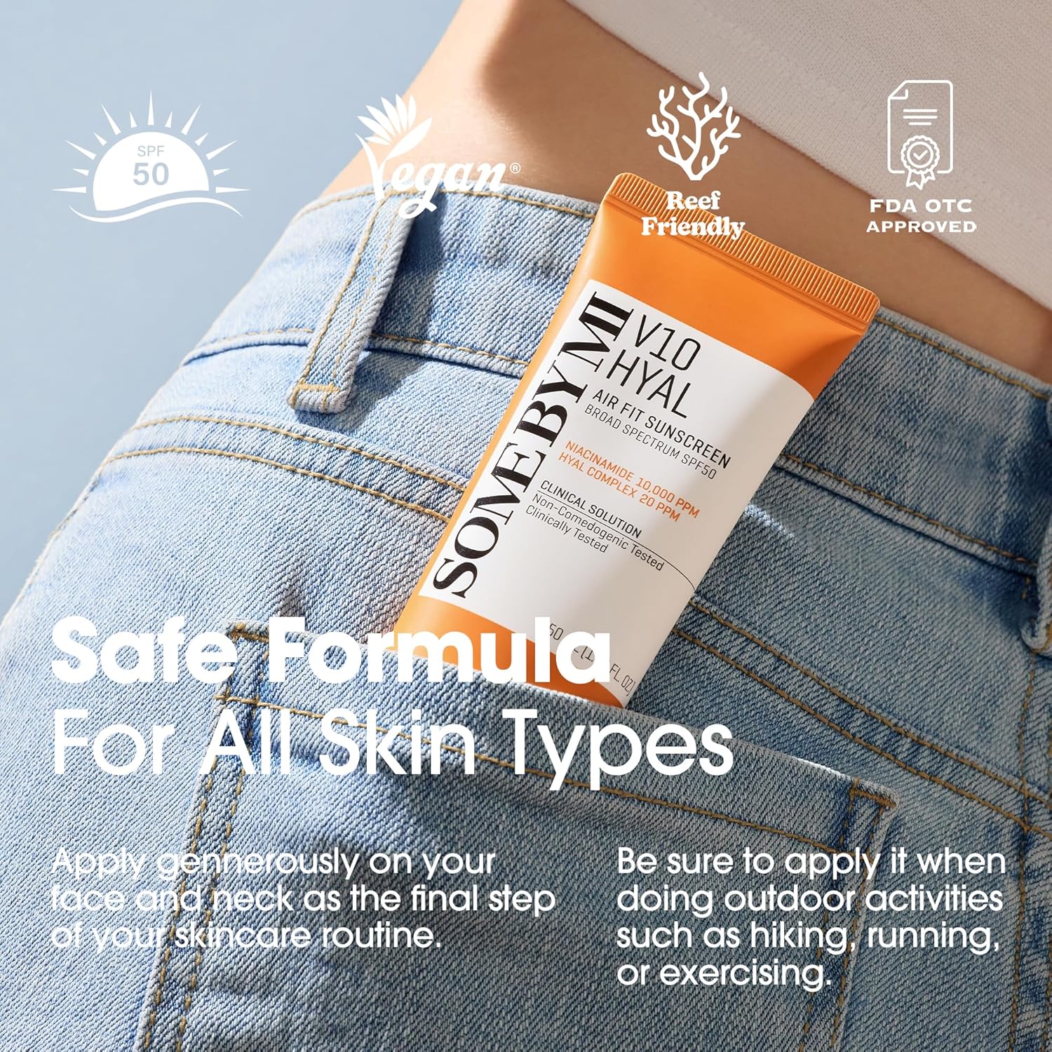 SOME BY MI SOME BY V10 Hyal Air Fit Sunscreen 50ml