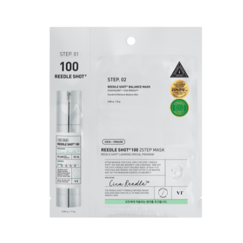 VT COSMETICS VT COSMETICS REEDLE SHOT 100 2-STEP MASK (1.5G+25G)