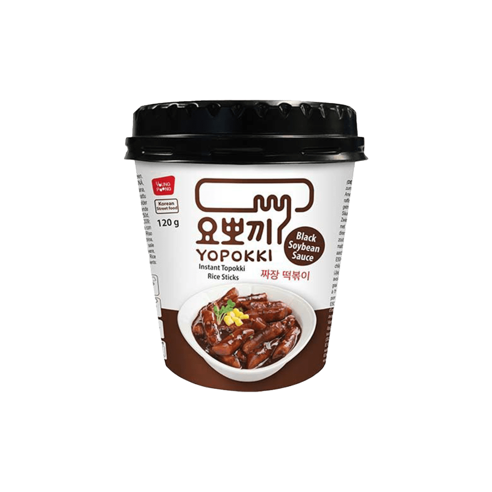 Yopokki Cup Noodle Yopokki Instant Topokki Black Soybean Sauce 120g