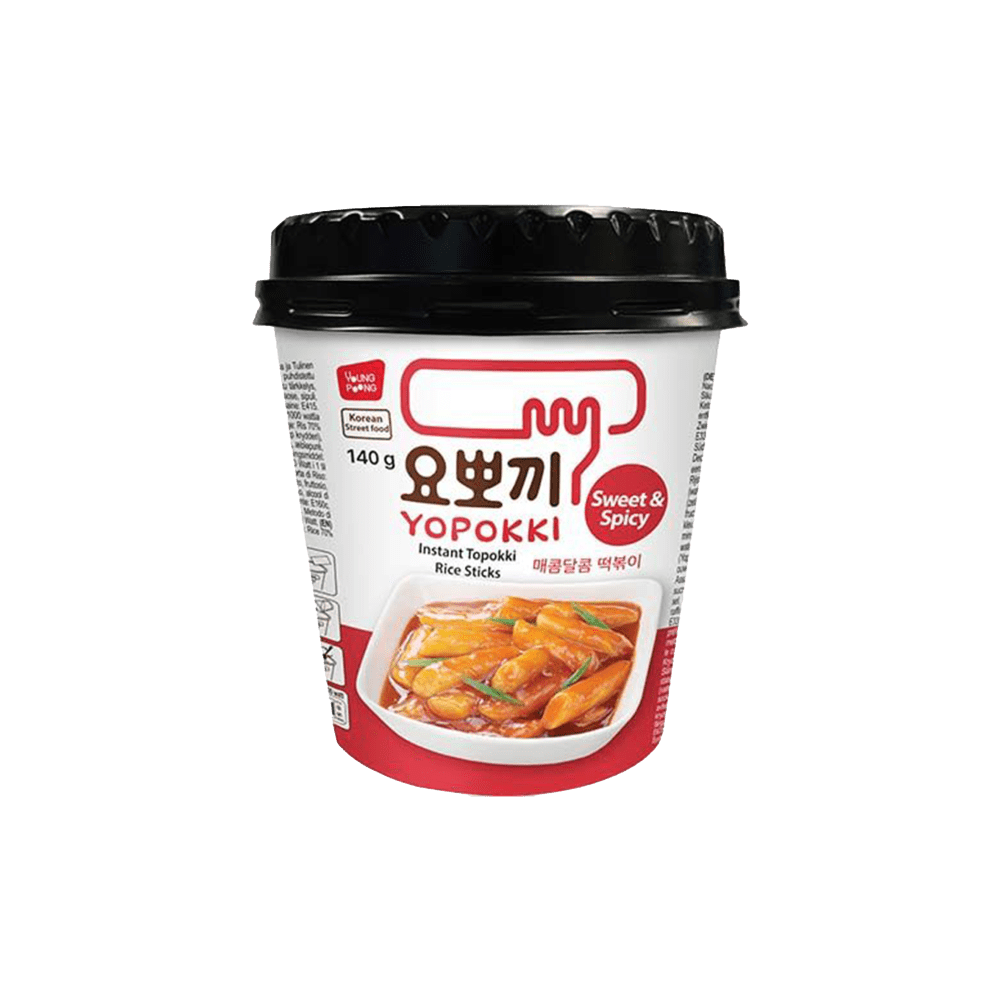 Yopokki Cup Noodle Yopokki Instant Topokki Sweet & Spicy 140g