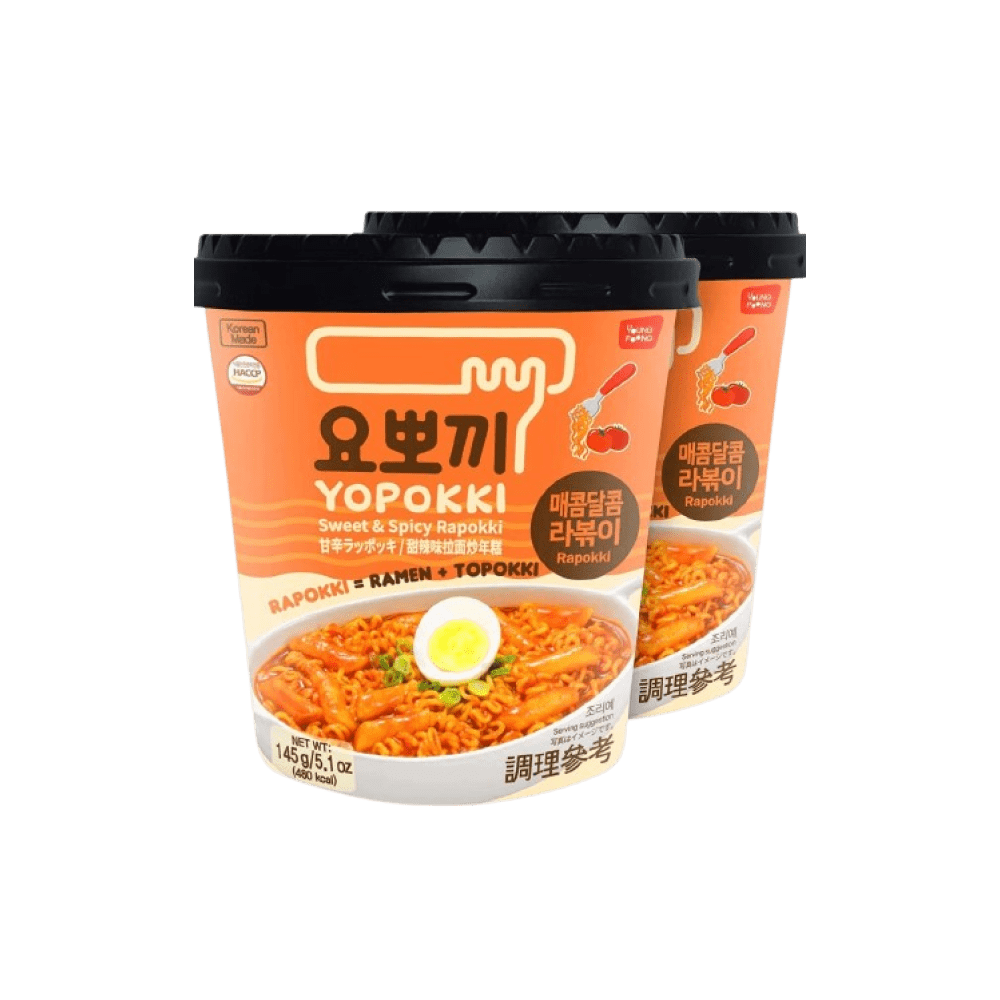 Yopokki Cup Noodle Yopokki Sweet & Spicy Cup Rapokki 145g